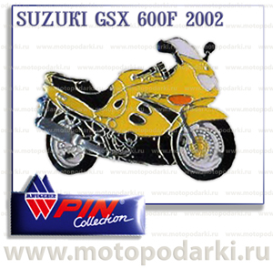 Коллекционный значок<br>мотоцикл SUZUKI GSX 600F<br>(PinCollection)