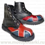 RANGER ботинки кожаные BLACK GREAT BRITAIN 6
