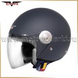 VCan открытый шлем<br> V522 FLAT чёрный матовый