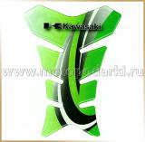 Наклейка на бак 17,5cm<br>IXS Kawasaki Green