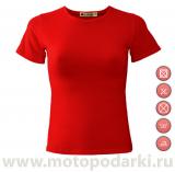 Женская футболка<br>STRETCH SHORT, красный